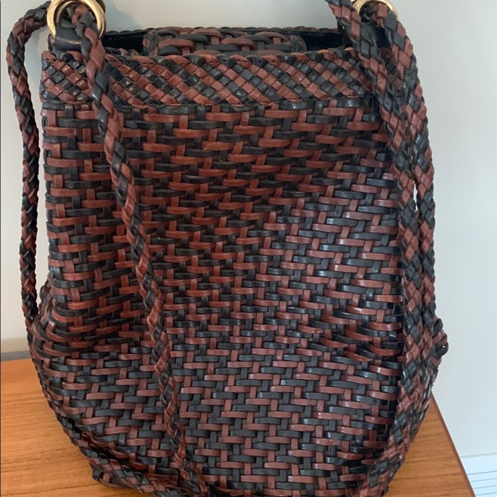 Brown and Black Satchel